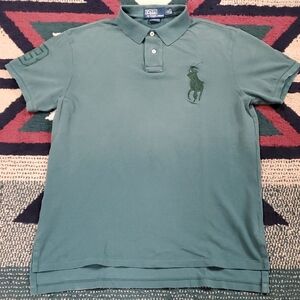 Polo by Ralph Lauren Men's Green Polo Shirt